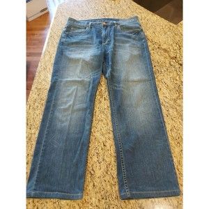 Tommy Bahama Men's Denim Blue Jeans Size 35x32 Standard Fit (37x28) Stretch